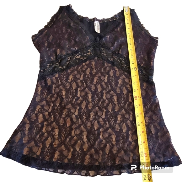 Flexees Shapewear NWOT Black Lace, Wear as Cami Sz 2 XL But Fits Smaller - Picture 8 of 9
